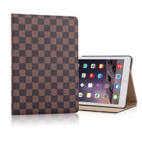 Bao da Caro LV cho iPad 10.2 inch  10.5 icnh 2018 Xoay 360 độ hiệu HOTCASE - Hàng Nhập Khẩu - Nâu