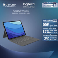 Bao da case iPad kèm bàn phím Logitech Combo Touch dành cho iPad Pro 11 và 12.9 inch - Có trackpad