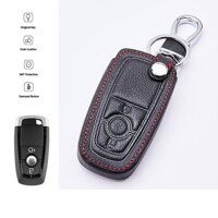 Bao Da Chìa Khóa Cho Xe Ford Ecosport, Everest, Ranger, Explorer Da Thật - Bao Da Móc Khóa