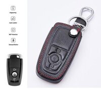 Bao Da Chìa Khóa Cho Xe Ford Ecosport, Everest, Ranger, Explorer Da Thật - Bao Da Móc Khóa