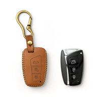 BAO DA CHÌA KHOÁ CHO XE HYUNDAI SANTAFE - CHÍNH HÃNG KHACTEN.COM - NÂU ĐẤT -170