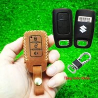 Bao da chìa khoá chống trộm Xe Máy Suzuki - đồ da handmade