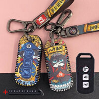 Bao Da Chìa Khóa Điều Khiển Từ Xa 3 Nút Bấm Chất Lượng Cao Cho Honda ADV PCX 125 150 PCX150 FORZA 300