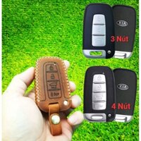 Bao da chìa khoá Kia Forte, Cerato 2009 2013, Sportage, Optima, Sorento, K5 - đồ da Handmade