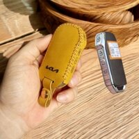 Bao Da Chìa Khoá KIA K5, K3, Carens, Seltos, SONET, Luxury, Premium, New Cerato, Sorento (4 Nút) handmade Da Thật