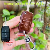 Bao Da Chìa Khóa Kia Morning, Cerato, K3, Rondo, Rio, Soluto, Sorento, Sportage, Seltos, Sonet (Khóa Gập)
