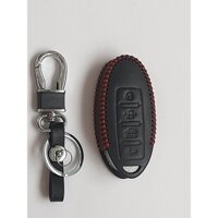 Bao Da Chìa Khóa Ô Tô 4 Nút Bấm Cho Nissan Xtrail Terra Sunny Navara