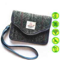 Bao da chìa khóa ô tô bằng len mới bán chạy, RFID, điều khiển từ xa, chống trộm, chống khử từ, bao chìa khóa đa năng