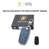 Bao Da Chìa Khóa Ô Tô Ford ECoSport 2018-2022, Ranger WT 2018-2024 BOABAY Bảo Vệ Chìa Kèm Móc Khóa