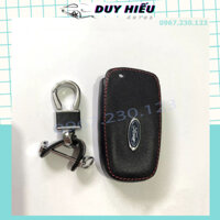 Bao Da Chìa Khóa Ô TÔ FORD RANGER WT 2021 EVEREST ECOSPORT Da Bò Thật  - DH3