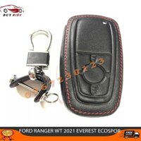 Bao Da Chìa Khóa Ô TÔ FORD RANGER WT 2021 EVEREST ECOSPORT Da Bò