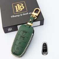 Bao Da Chìa Khoá Ô Tô HYUNDAI Tucson 22-24, Palisade 23 Da Bò Thật Màu theo phong thuỷ Khắc tên và số điện thoại chủ xe