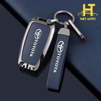 Bao Da Chìa Khóa Ô Tô Toyota Cross Corolla Camry Fortuner Highlander Altis Land Cruiser Innova Vios - H&T - Móc Khóa