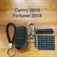 Bao da chìa khoá ô tô toyota camry 2019 fortuner 2018