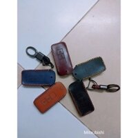 BAO DA CHÌA KHÓA Ô TÔ MITSUBISHI (tặng kèm móc treo)