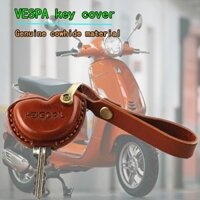 Bao Da Chìa Khóa Piaggio Vespa Primavera Sprint Lx S Lxv Liberty Zip Bay Khâu Tay Da Bò Phụ Kiện Xe Máy