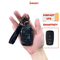 Bao da chìa khóa smartkey Vinfast VF5 handmade cao cấp