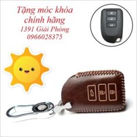 Bao da chìa khóa Vios 2019 3 nút bấm