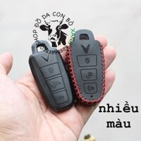 Bao da chìa khoá Xe điện Vinfast Klara S handmade da thật – shop đồ da handmade con bò xanh
