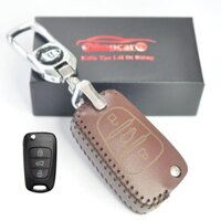 Bao da chìa khoá xe KIA Morning, Picanto, Caren.. Hyundai Accent, I20, I30, Elantra phom cũ. Khắc tên theo yêu cầu .