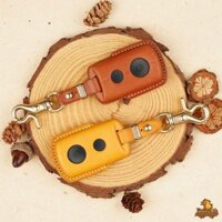 Bao da chìa khoá xe máy Yamaha Exiter, ... - da bò thật Buttero Ý, may tay thủ công