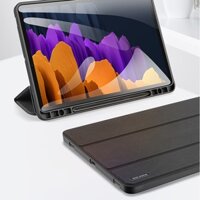 Bao Da Chính Hãng Dux Ducis Dành Cho Samsung Galaxy Tab S8 Ultra Cao Cấp Có Khay Đựng Bút - Hàng Chính Hãng - Màu Đen