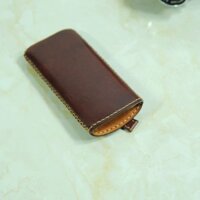 Bao da cho điện thoại Nokia 6700 - Da bò nhập khẩu - Đồ da Handmade - DT801