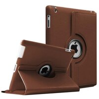 Bao da cho iPad 10.2 2019  iPad 10.5 inch xoay 360 độ hiệu HOTCASE chống bụi chấm thấm tiện lợi, cơ chế smartsleep thông minh - Hàng nhập khẩu - Nâu