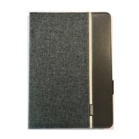 Bao da cho iPad Air 1  Air 2  Pro 9.7  9.7 New 2017  9.7 New 2018 hiệu Kaku Leather Canvas Silicone chống sốc - Hàng nhập khẩu - xám