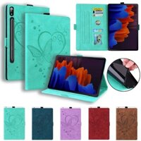 Bao da cho samsung galaxy tab s9 s8 11 "12.4" butterfly stand sm-x710 x716b x718u sm-x810 x816b x818u flip leather wallet case chống sốc