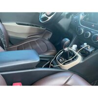 Bao da chụp bụi cần số xe i10 số sàn da bò thật không bong nổ da