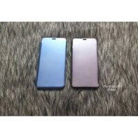 Bao Da Clear View Cover Standing Samsung J7 Pro