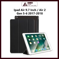 Bao Da Cover Cho Ipad Air 9.7 Inch / Air 2 / Gen 5-6 2017-2018 Hỗ Trợ Smart cover Máy Tính Bảng