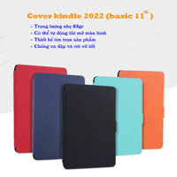 Bao da cover cho kindle 2022 – Kindle Basic 2022 11th có thể tắt mở tự động, chống sốc tốt, trọng lượng nhẹ