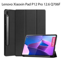 Bao Da Cover Cho Máy Tính Bảng Lenovo Xiaoxin Pad Tab P12 Pro 12.6 Inch Q706F Hỗ Trợ Smart Cover