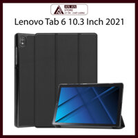 Bao Da Cover Cho Máy Tính Bảng Lenovo Tab 6 10.3 Inch 2021 Hỗ Trợ Smart Cover