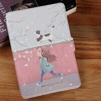 Bao Da Cover Máy Đọc Sách Kindle Paperwhite Gen 4 (10th) Hoa Văn