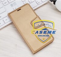 Bao da dạng ví dành cho OPPO Reno7 5G hiệu Hanman có quai cài - Hàng Chính Hãng - Vàng