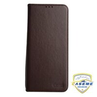 Bao da dạng ví dành cho Xiaomi POCO M4 Pro 4G hàng chính hãng Lishen - Nâu Cafe