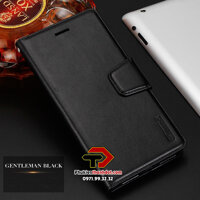 Bao da dạng ví dành cho Samsung Galaxy A73 5G Hanman có quai cài - Hàng chính hãng - đen