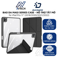 Bao Da Dành Cho iPad iPad Pro 11 (2018/2020/2021/2022), Dux Ducis Magi Series Case Có Khe Cắm Bút, Tự Động Tắt Mở