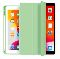 Bao da dành cho iPad Mini 6 Pencil Holder Smart Case Có khe cắm bút Apple Pencil - Xanh matcha