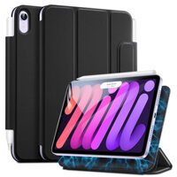 Bao Da Dành Cho iPad Mini 6 ESR Rebound Magnetic Slim Case - Hàng Chính Hãng - Đen