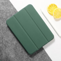 Bao da dành cho iPad Mini 6 Pencil Holder Smart Case Có khe cắm bút Apple Pencil - Xanh Lá