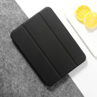 Bao da dành cho iPad Mini 6 Pencil Holder Smart Case Có khe cắm bút Apple Pencil - Đen