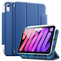 Bao Da Dành Cho iPad Mini 6 ESR Rebound Magnetic Slim Case - Hàng Chính Hãng - Xanh Dương