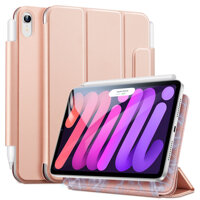 Bao Da Dành Cho iPad Mini 6 ESR Rebound Magnetic Slim Case - Hàng Nhập Khẩu - Hồng