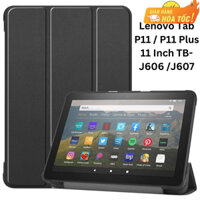 Bao Da Dành Cho Máy Tính Bảng Lenovo Tab P11 / P11 Plus 11 Inch TB-J606 / TB-J607 Hỗ Trợ Smart Cover