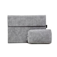 Bao Da dành cho Microsoft Surface Pro 9Surface Pro 8 JRC Ốp TPU Mềm, Vỏ Ngoài PU - Hàng Nhập Khẩu - Gray  Túi phụ kiện - Microsoft Surface Pro 8