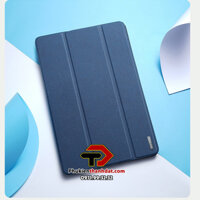 Bao da dành cho SamSung Galaxy Tab S8 Ultra có ngăn đựng bút chính hãng Dux Ducis Domo - Hàng nhập khẩu - Xanh Than